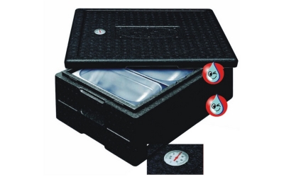 Unibox z pokrywą i wbudowanym termometrem